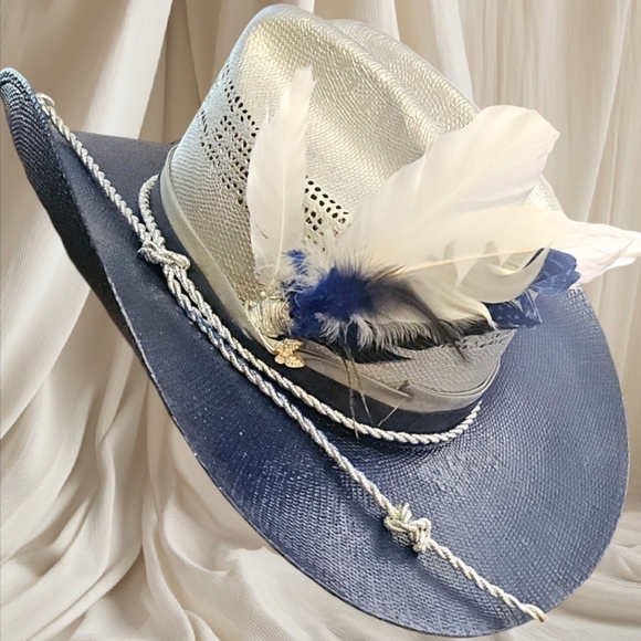 Exclusive Dallas Cowboys Inspired custom Cowboy Hat size 7 1/4 - Picture 4 of 9